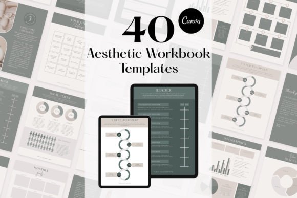 Aesthetic Workbook Templates for Canva: Design with Purpose and Style