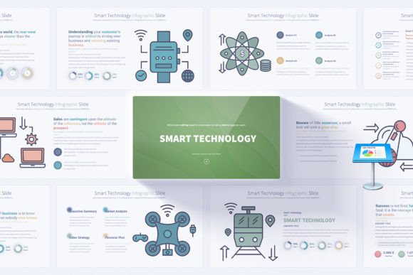 Elevate Your Tech Presentations with the Smart Technology Keynote Template
