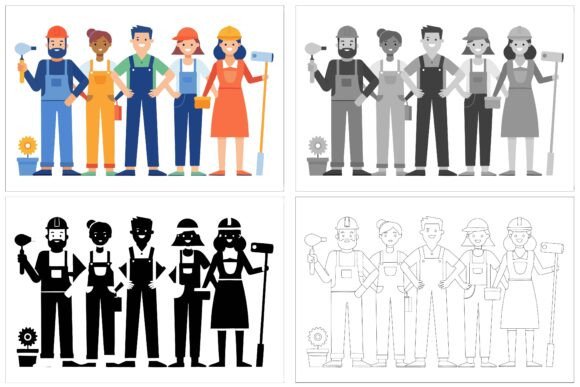 Elevating Seasonal Campaigns with the Labor Day Flyer Set and AI EPS Illustration Collections